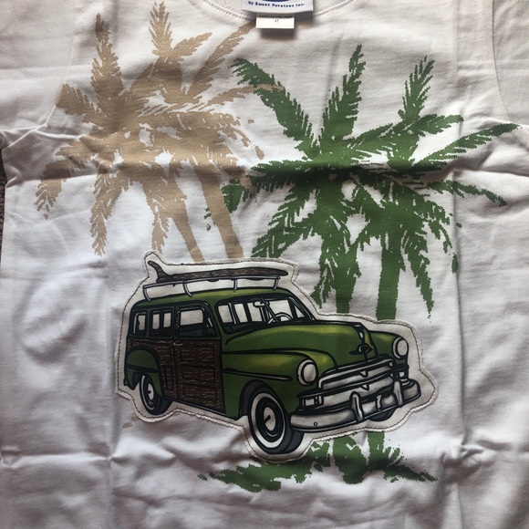 Boys Tee & Swim Trunks | Big Fish by Sweet Potatoes - Picture 2 of 3